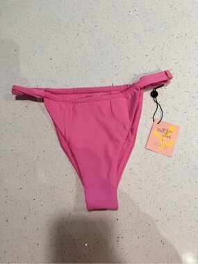 NWT Skatie Bobbi High-Cut Bikini Bottom - Hot Pink - M